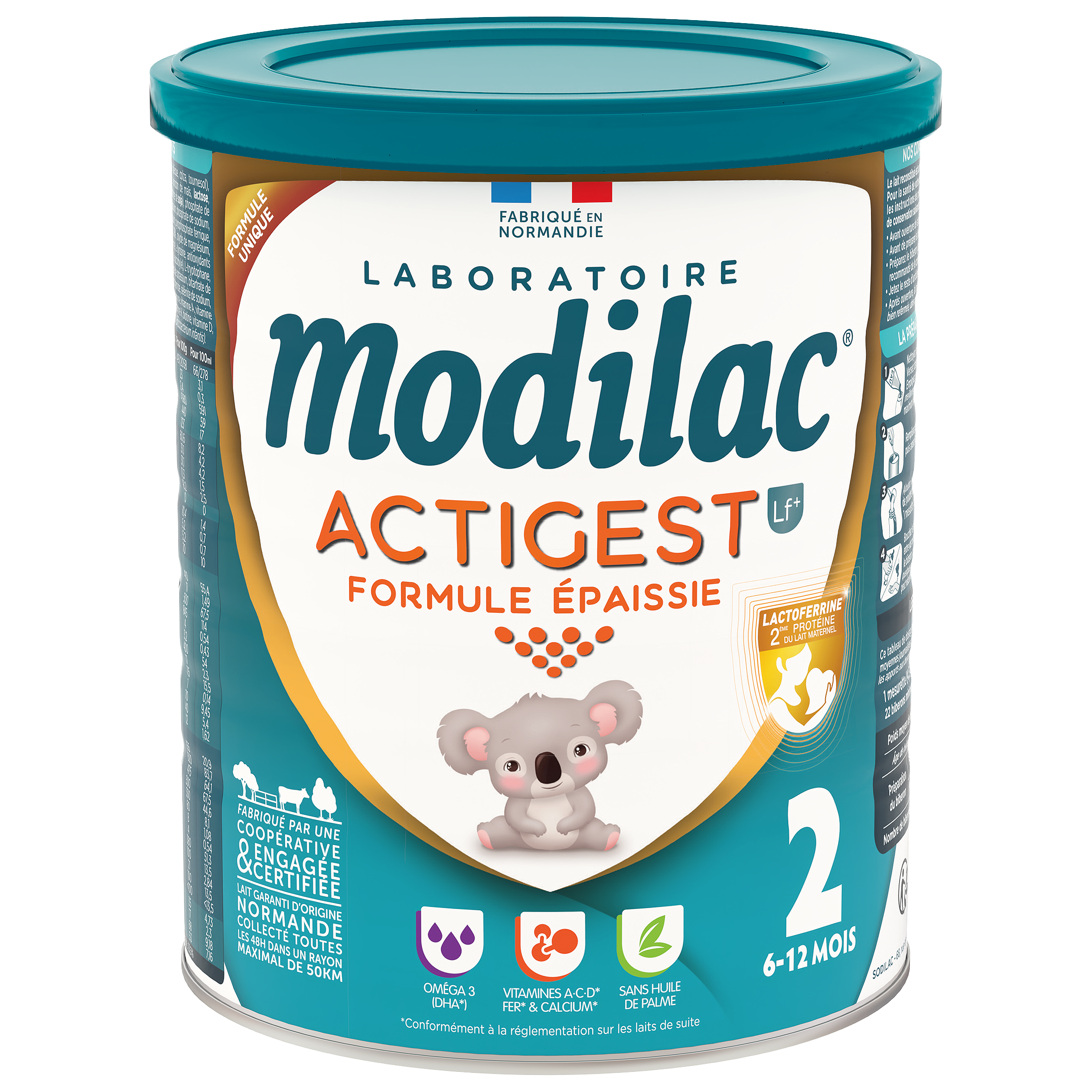 MODILAC ACTIGEST Lf+ 2ème âge 800 G
